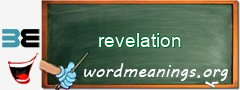 WordMeaning blackboard for revelation